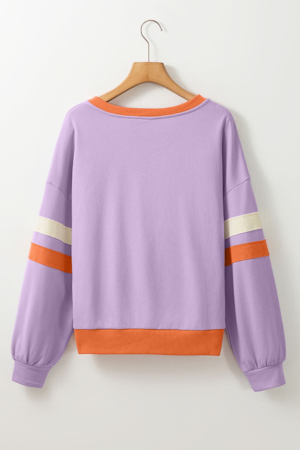 Orchid bouquet v-neck sweatshirt - Love Salve
